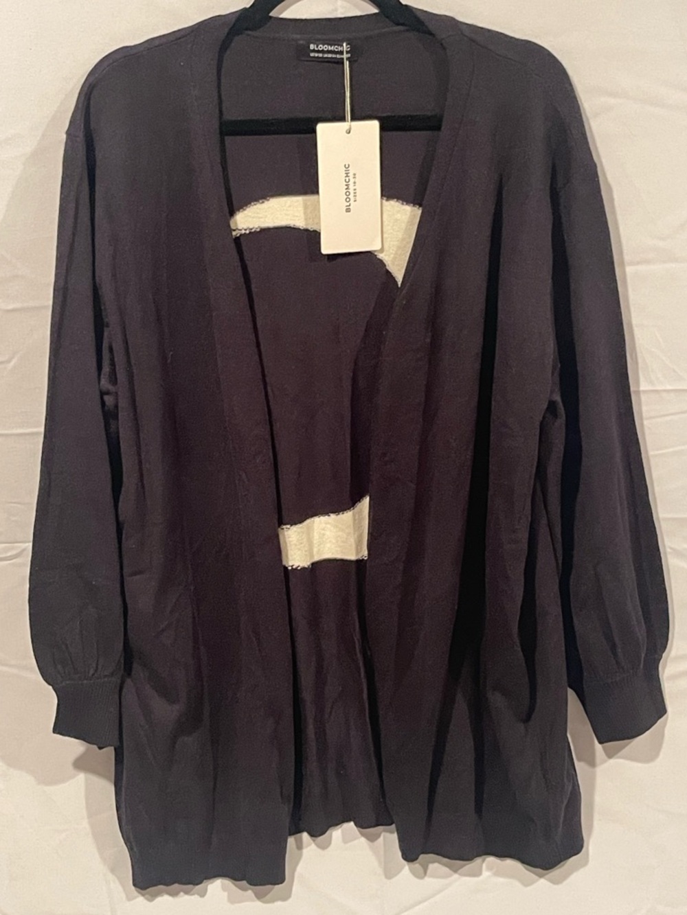 BloomChic Black with White Crescent Moon -Sweater